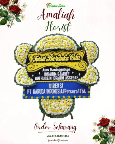 Papan Bunga Duka di Wanakarsa