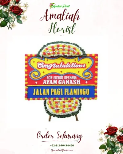 Bunga Papan Congratulation di Wanakarsa